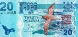 Fiji Petrel is depicted on the country’s $20 bill. © Prachaya Roekdeethaweesab/Shutterstock